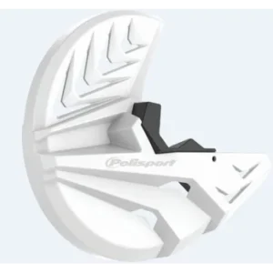 Protector disco y horquilla inferior Polisport HONDA CRF 250R 450R 10-14 Blanco