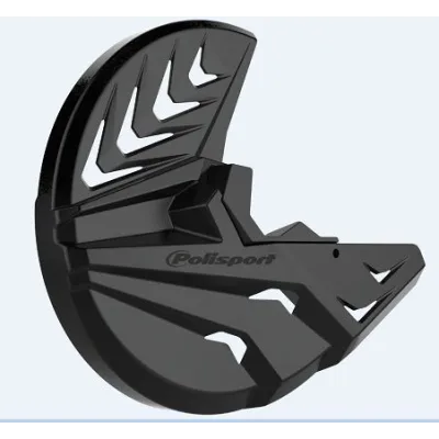 Protector disco y horquilla inferior Polisport HONDA CRF 250R 450R 10-14 Negro