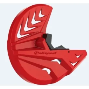 Protector disco y horquilla inferior Polisport HONDA CRF 250R 450R 10-14 Rojo