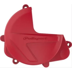 Protector tapa embrague Polisport HONDA CRF 450R 450RX 17-23 Rojo
