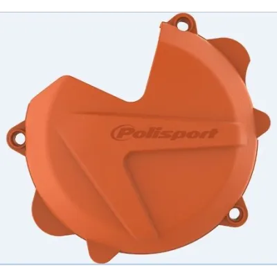 Protector tapa embrague Polisport KTM XC SX EXC XCW 250 300 13-16 Naranja
