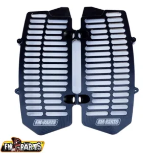 Protectores de radiador negro UNIBODY FM-PARTS para TPI KTM EXC 20-23 HUSQ TE FE 20-23 GASGAS EC 20-23