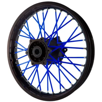 Protectores de radios Racepro azules (38 delanteros y 38 traseros)