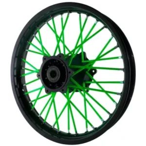 Protectores de radios Racepro verdes (38 delanteros y 38 traseros)