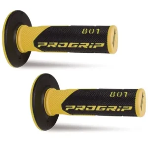 Puños para mando de gas OFF ROAD PROGRIP 801-202 Negro Amarillo