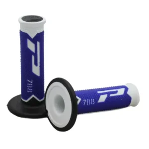Puños para mando de gas PROGRIP 788-217 Blanco Azul Negro triple densidad