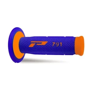 Puños para mando de gas PROGRIP 791-275 Naranja fluor Azul doble densidad