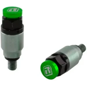 Purgadores de horquilla Racepro verdes Kayaba / Showa M5x0.8 GASGAS EC 250 300 2018 XC 250 300 2018 M5X08