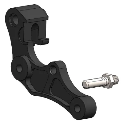 Soporte adaptador de pinza para disco delantero 280mm MOTOMASTER Yamaha YZ 125 250 250F 450F 21-25 FANTIC 125 250 450 22-25