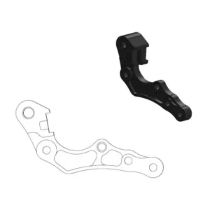 Soporte adaptador de pinza para disco delantero MOTOMASTER 270mm GASGAS 125 250 300 350 21-... HUSQVARNA 250 350 450 501 +22