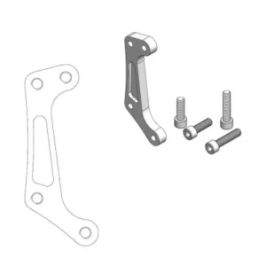 Soporte adaptador de pinza para disco delantero SUPERMOTO MOTOMASTER Honda CRF 250 15-... CRF 450 15-...