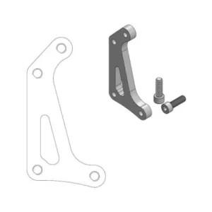 Soporte adaptador de pinza para disco delantero SUPERMOTO MOTOMASTER Honda CRF 250 450 15-...
