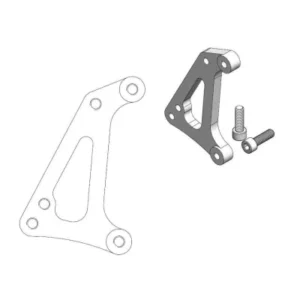 Soporte adaptador de pinza para disco delantero SUPERMOTO MOTOMASTER HUSQVARNA 701 16-... KTM 690 08-...