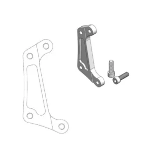 Soporte adaptador de pinza para disco delantero SUPERMOTO MOTOMASTER Yamaha YZ 125 250 YZF 250 450 Fantic XE XX XXF