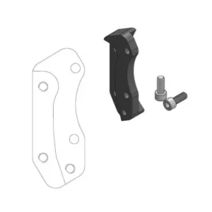 Soporte adaptador de pinza para disco delantero SUPERMOTO STREET MOTOMASTER 320mm HUSQVARNA ...-14