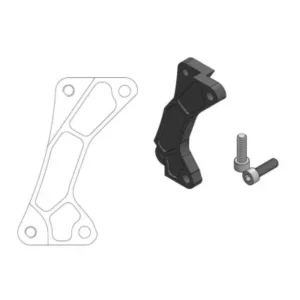 Soporte adaptador de pinza para disco delantero SUPERMOTO STREET MOTOMASTER 320mm Yamaha 125 200 250 400 426 450