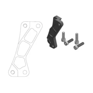 Soporte adaptador de pinza para disco delantero SUPERMOTO STREET MOTOMASTER 320mm Yamaha WRF 250 17-19 WRF 450 16-18