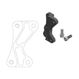 Soporte adaptador de pinza para disco delantero SUPERMOTO STREET MOTOMASTER 320mm Yamaha YZ 125 250 YZF 250 450 WRF 250