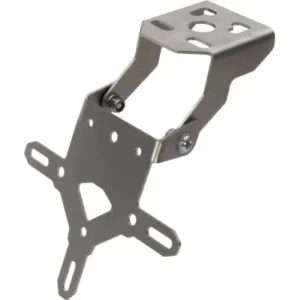Soporte de matricula CROSSPRO aluminio plata texturado Benelli TRK 502 17-18