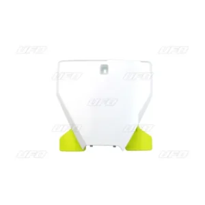 Tapa frontal con guia de cable blanco-amarillo Husqvarna UFO-Plast Hu03395040