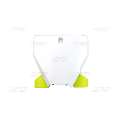 Tapa frontal con guia de cable blanco-amarillo Husqvarna UFO-Plast Hu03395040