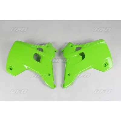 Tapas de radiador UFO Verde Kawasaki KX125 / 250 KA02744026