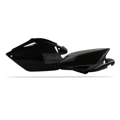 Tapas laterales Polisport HONDA CRF 250R 06-09 Negro