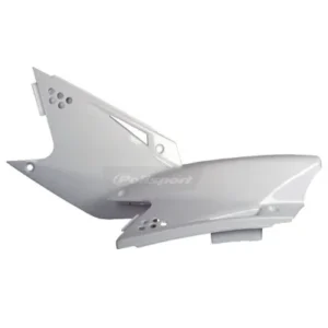 Tapas laterales Polisport KAWASAKI KX 250F 06-08 Blanco