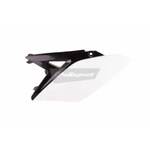 Tapas laterales Polisport SUZUKI RMZ 250 10-18 Negro/Blanco