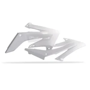 Tapas radiador Polisport HONDA CRF 250R 04-09 Blanco