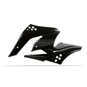 Tapas radiador Polisport KAWASAKI KX 250F 06-08 Negro