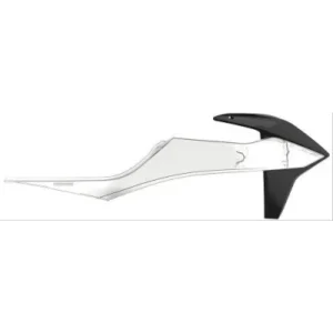 Tapas radiador Polisport KTM SX SX-F XC XC-F 19-22 EXC 20-23 Transparente Negro