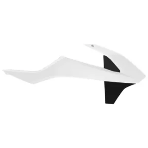 Tapas radiador Polisport KTM SX65 16-23 Blanco Negro