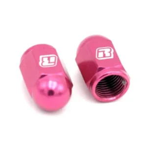 Tapones aluminio rueda Racepro rosas (2u) *Edición limitada