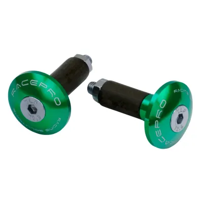 Topes de manillar Racepro verdes