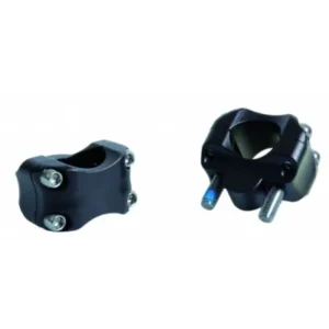 Torretas adaptadoras Manillar Negras 22 a 28mm