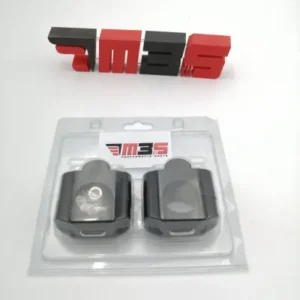 Torretas adaptadoras Manillar Negras M3S 22,2 A 28,6mm 222 286MM
