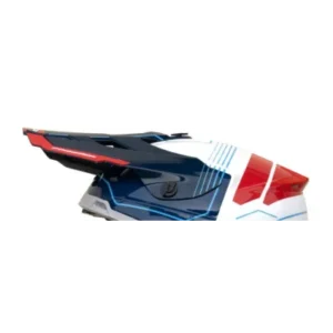 Visera Blanca Azul Roja PROGRIP 3081-227 para casco 3080-227