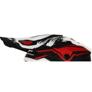 Visera Rojo Negro PROGRIP 3010-149 para casco 3009-149