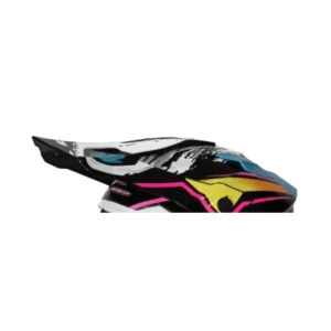 Visera Turquesa Fuxia Negro PROGRIP 3081-347 para casco 3009-347